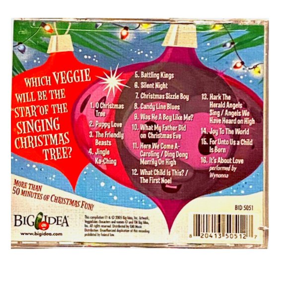 Big Idea Media Veggietales The Incredible Singing Christmas Tree Music Cd Veggie Tales
